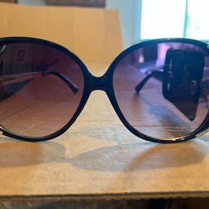 NY & Co Sunglasses Black With Gold Trim